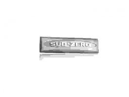 Sub-zero nameplate